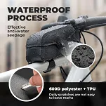 Magnetyczna 100% wodoszczelna torebka na ramę Rockbros AS-133 red - S 0,6L | L 0,9L - 14