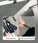 Magnetyczna 100% wodoszczelna torebka na ramę Rockbros AS-133 red - S 0,6L | L 0,9L - 9