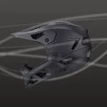 Kask rowerowy fullface Wozinsky z odpinanym daszkiem -  czarny - 7