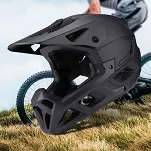 Kask rowerowy fullface Wozinsky z odpinanym daszkiem -  czarny - 9
