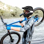 Kask rowerowy fullface Wozinsky z odpinanym daszkiem -  czarny - 10