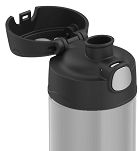Termos nawadniający Thermos 530ml srebrno-czarny - 2