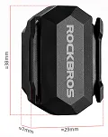 Uniwersalny czujnik prędkości lub kadencji 2w1 - Rockbros C3 ANT+ / Bluetooth - czarny - 5