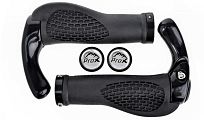 Chwyty kierownicy prox GP-40B 135mm czarne, rogi skręcane - 4