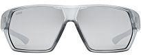 Okulary sportowe UVEX Sportstyle 238 - smoke matt / mirror silver - 2