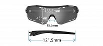 TIFOSI ALLIANT crystal black (1szkło Enliven Bike) - 7