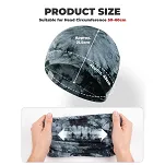 Dwustronna czapka sportowa Rockbros YDM004 z Tencelu i wełny merino - zielony - 4
