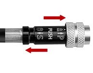 Mini pompka rowerowa Rockbros SMART-B 150 PSI -Presta i Schrader - 4