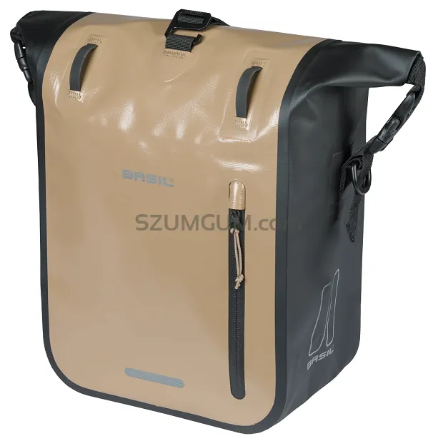 Sakwa Basil Rivo M – 12–15 L - Single Bag Tarpaulin MIK Hooks - sand/black