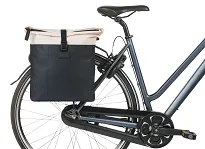 Torba miejska Basil Vive - Double Pannier Bag - 28-35L - off-white/black - 6