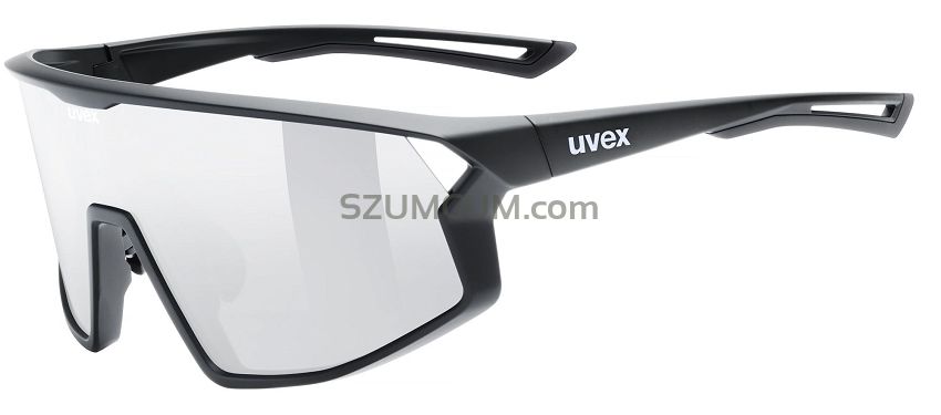 Okulary sportowe UVEX Skyryse - black matt / mirror silver