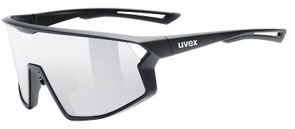 Okulary sportowe UVEX Skyryse - black matt / mirror silver