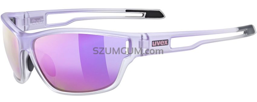Okulary sportowe UVEX Sportstyle 806 - purple fade / mirror purple