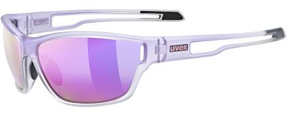 Okulary sportowe UVEX Sportstyle 806 - purple fade / mirror purple