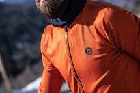 Ocieplana bluza rowerowa Rogelli ESSENTIAL DWR, miedziana - 9