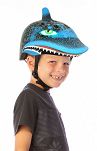 Kask dziecięcy juniorski rekin -  RASKULLZ  SHARK ATTAX  (50-54 cm) - 5