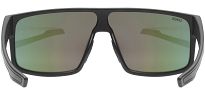 Okulary UVEX LGL 51 - black matt / mirror red - 3