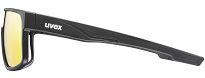 Okulary UVEX LGL 51 - black matt / mirror red - 4