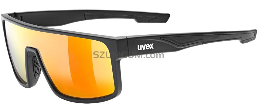 Okulary UVEX LGL 51 - black matt / mirror red