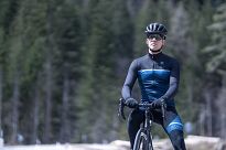 Bluza rowerowa Rogelli HERO II, czarno-niebieska - 6