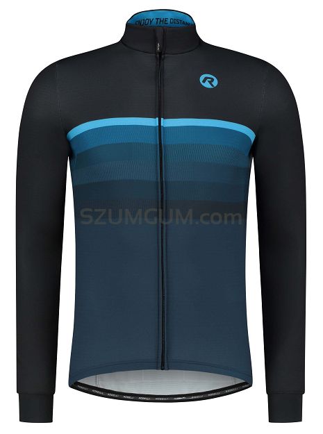 Bluza rowerowa Rogelli HERO II, czarno-niebieska