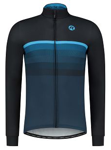 Bluza rowerowa Rogelli HERO II, czarno-niebieska