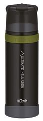 Thermos 0,75L Mountain - Termos z kubkiem do warunków ekstremalnych - Czarny