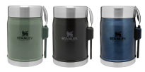 Termos obiadowy ze sztućcem Stanley CLASSIC - 0,4L - Hammertone Lake - 7