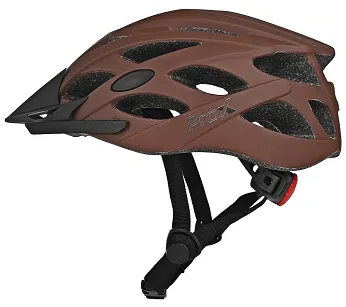 Uniwersalny kask rowerowy Prox Volt - brązowy