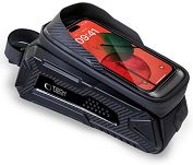 Torba Tech-Protect V2 rowerowa z miejscem na telefon 1.2l - czarna - 2