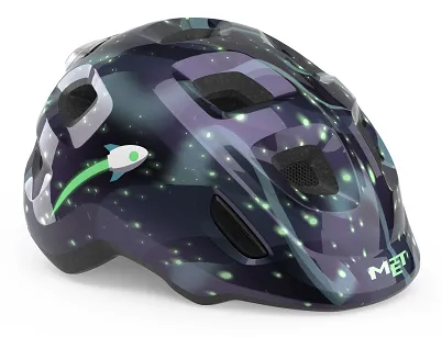 Kask dla najmłodszych MET Hooray MIPS - space glow in the dark