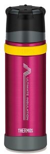 Thermos 0,5L Mountain - Termos z kubkiem do warunków ekstremalnych - Burgundy