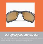 Alpina okulary RAM 2.0 Q-LITE -  Black-white - szkło green - 10