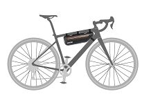 Torba pod ramę Ortlieb Bike Packing Frame-Pack TopTube 3L - Black - 6
