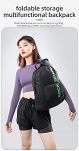 Minimalistyczny składany plecak sportowy Rockbros H10-BK 18L - 5