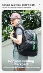 Minimalistyczny składany plecak sportowy Rockbros H10-BK 18L - 7