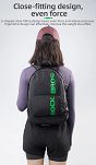 Minimalistyczny składany plecak sportowy Rockbros H10-BK 18L - 6