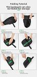 Minimalistyczny składany plecak sportowy Rockbros H10-BK 18L - 16