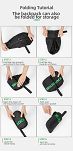 Minimalistyczny składany plecak sportowy Rockbros H10-BK 18L - 16