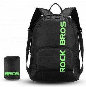 Minimalistyczny składany plecak sportowy Rockbros H10-BK 18L