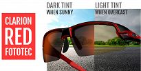 Okulary TIFOSI CRIT CLARION FOTOTEC black red - 1szkło Clarion Red FOTOCHROM 74%-14% - 6