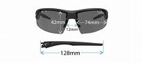 Okulary TIFOSI CRIT CLARION FOTOTEC black red - 1szkło Clarion Red FOTOCHROM 74%-14% - 9