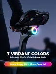 Lampka tylna Rockbros Q1 Ultra Multicolor z czujnikiem hamowania - 7