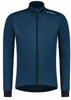 Bluza rowerowa Rogellii CORE z oddychającymi bokami, ciemnoniebieska