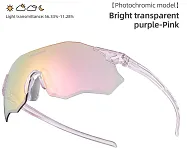Okulary fotochromowe Rockbros SP359 - transparent purple - 2