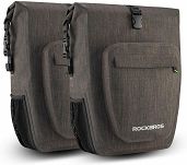 Wodoszczelna, uniwersalna sakwa rowerowa Rockbros AS-001-2BG | 20L szara - 2
