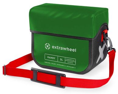 Torba na kierownicę Extrawheel Handy Polyester Green/Black 5L