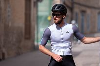 Koszulka kolarska Rogelli FAST 3D jasno-szara - 11