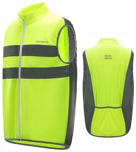 Lekka, wiatroszczelna i oddychająca kamizelka odblaskowa - Rockbros