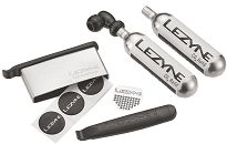 Pompka LEZYNE TWIN KIT CO2, Twin Speed Drive, 6x łatki combo, 2x łyzki + 2x nabój gazowy 16g - 3